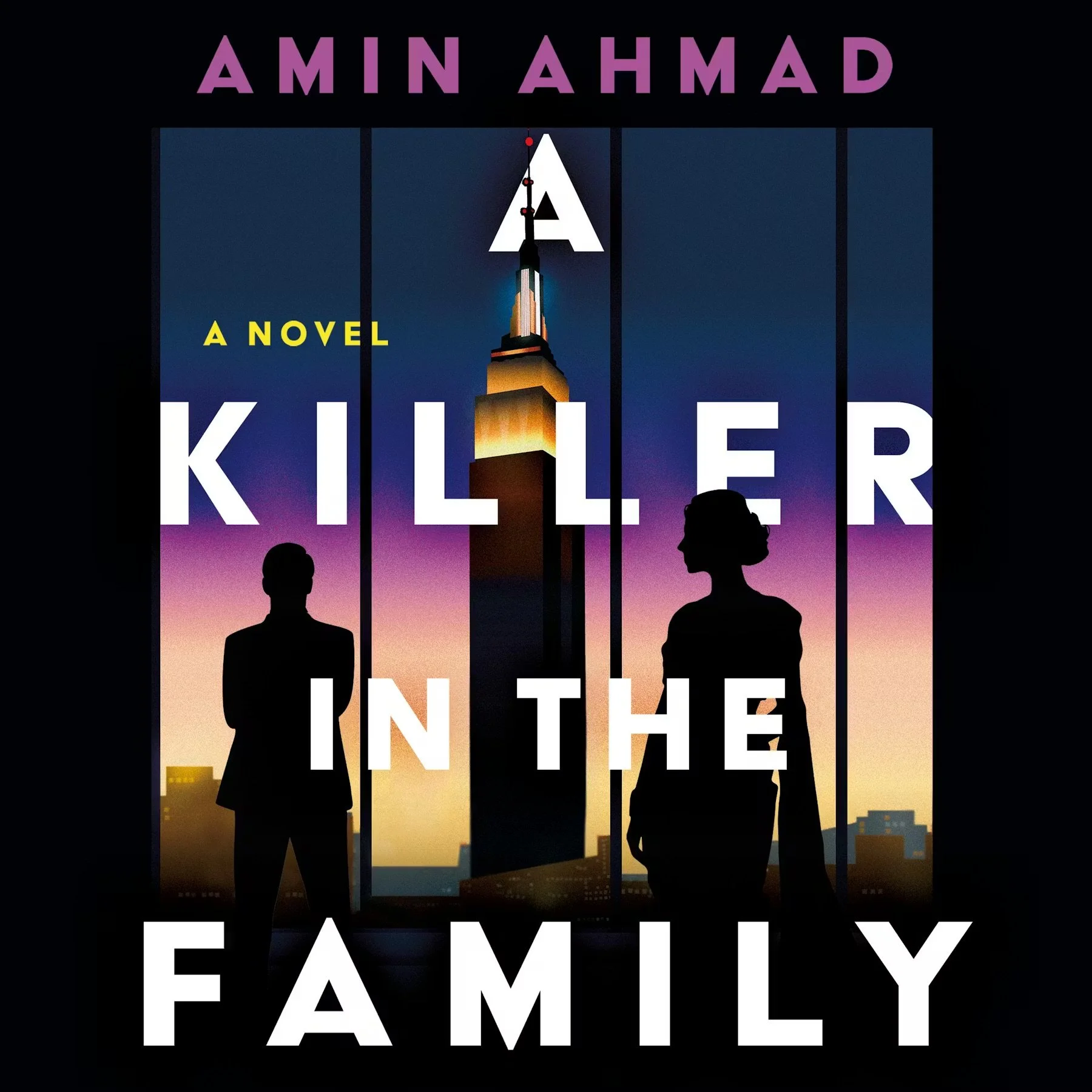 Square audiobook cover of A Killer in the Family by Amin Ahmad